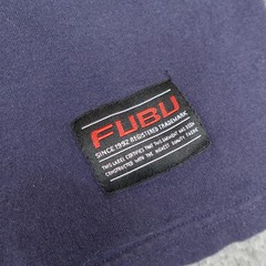 Vintage FUBU Shirt Mens Large Blue Long Sleeve Collection Hip Hop Streetwear Y2K