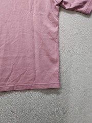 Uniqlo Men T Shirt M Dusty Pink Oversized Short Sleeve Crew Neck Knit Regular