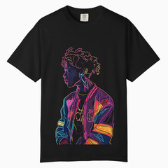 Neon Hip Hop Graphic T-Shirt, Comfort Colors T Shirt, Unisex Streetwear Tee
