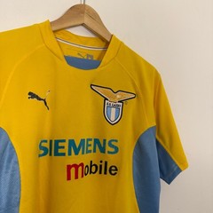 Vintage Y2K SS Lazio Italy FIFA Puma Soccer Football Sports Jersey Yellow Medium