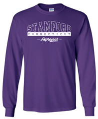 Stamford Connecticut State T-Shirt Long Sleeve Graphic Tees Unisex Apparel Text