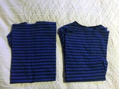 IKEA “SET OF 2” BLUE SHORT SLEEVE “HEY!” CREW-NECK T-SHIRT SIZE:G/H STRAIGHT