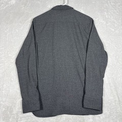 Bylt Vista Long Sleeve Button Down Heathered Charcoal Size Medium