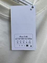 NEW Porter & Ash Performance Tee Off White Beige Crew Neck T-Shirt NWT XL