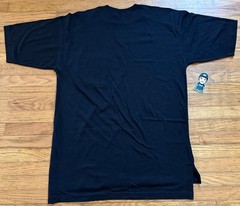NEW VTG MENS LIZ CLAIBORNE BLANK BLACK POCKET TEE SHIRT 90S RARE Y2K DESIGNER L
