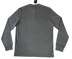 NWT RLX Ralph Lauren Men’s Size M Grey Henley Long Sleeve Shirt Performance