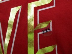 AMERICAN EAGLE Men Size XXS Classic Fit Red Yule Holiday Tee