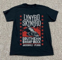 Lynyrd Skynyrd Southern Swamp Rock Unisex Black T-Shirt, Size S-5XL