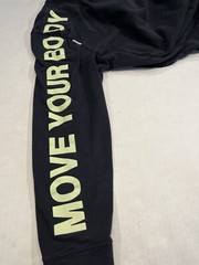 Nike Shirt Medium Black World Tour Glow In The Dark Pullover Long Sleeve