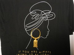 Maya Angelou Silhouette Tee-Shirt “Trying To Be Normal” Size Small 3-5 NWT