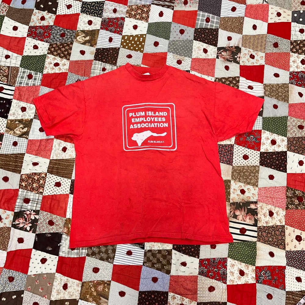 Vintage Plum Island Employees Association T Shirt 1980’s Hanes USA XL