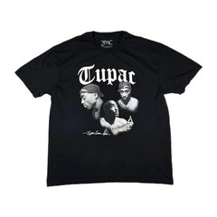 Mens 2Pac Tupac Shakur Graphic T Shirt Black XL Hip Hop Rap Tee