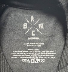 Black Rebel Motorcycle Club NWOT Mens Black SS Shirt Sz M FREE SHIPPING A99
