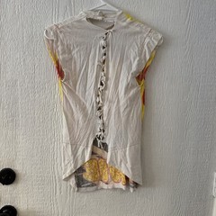 RARE Vintage Ziggy Stardust graphic tee David Bowie Altered Tie Back Pattern