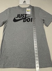 Nike Sportwear Just Do It Graphic T-Shirt Dark Grey Heather Men’s S AR5006-063