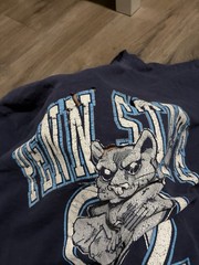 VINTAGE 90s PENN STATE university logo 7 navy distressed COLLEGIATE tshirt