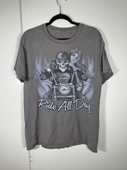 Harley-Davidson Shirt Mens (20x28in) Ride All Day Play All Night Vegas No Tag
