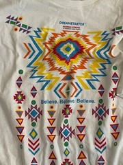 Unisex Aztec Retro T-Shirt VNT Delta graphic Dreamstarter size large