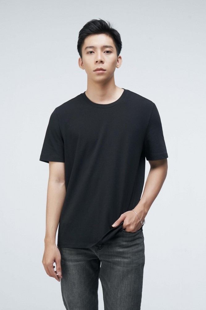 Routine Short Sleeve T-Shirt – Form Fitted – Black – Any Size