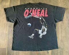 Shaquille O’Neal GOAT Crew Black Double Sided Graphic T Shirt, Size XL