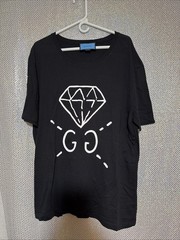 New Authentic Gucci Signature Logo Black T-Shirt Size XXL