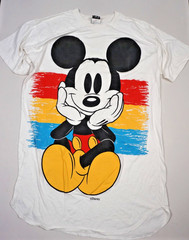 Vintage 90s Disney Mickey Mouse Sleep Shirt One Size AOP Cartoon Dress
