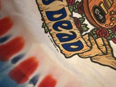Vintage 1993 Grateful Dead Revolutionary Dead Mike Dubois Liquid Blue XL