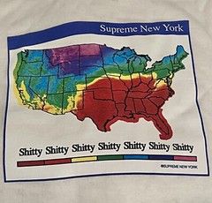 SUPREME WEATHER TEE WHITE SIZE MEDIUM 100% AUTHENTIC BRAND NEW FW23! NEVER WORN!