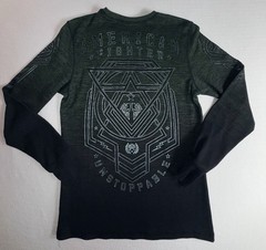 American Fighter Coalmont Waffleknit Med Military Green/Blk Foil Graphics