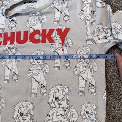 Men’s Chucky All-Over Print Graphic T-Shirt Size Medium Cotton Blend