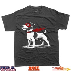Superhero Dog Cape Illustration Funny Loyal Pet Hero T-Shirt