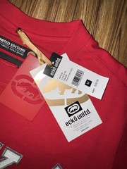 Ecko Unltd. bright red logo tee, brand new with tags.