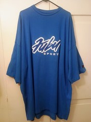 FUBU SPORTS Men’s Blue Embroidered Logo T-Shirt Size 6X Big & Tall Short Sleeve
