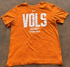 Tennessee Volunteers VOLS Shirt Mens Large Orange Graphic Tee T-Shirt Nike UT
