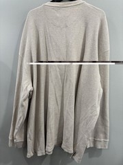 Redhead 5XL Heavyweight Thermal Henley Waffle Knit 100% Cotton Long John Shirt