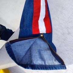 VTG Bultaco Motocross Pants padded 70s Racing 36 x 29