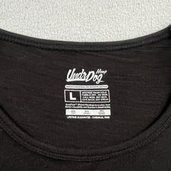 Underdog Undrdog Hemp Black Bamboo Organic Cotton Duraflow Short Sleeve Shirt L