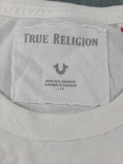 TRUE RELIGION x Men’s Copper Snake Metallic Foil Print White T-Shirt Size L NWT