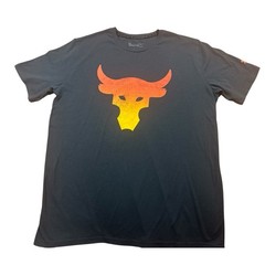 Under Armour Shirt Mens XL Project Rock Brahma Bull Ombre Loose Fit