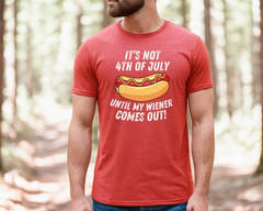 4th of July Shirt, It’s Not 4th of July Until My Wiener Comes Out, Independence
