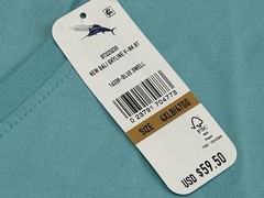 Tommy Bahama T Shirt Men’s 4XLB Blue Swell V Neck Short Sleeve Pima Cotton NEW