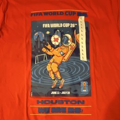FIFA World Cup 26 Men’s Houston We Are 26 Red Crew Neck Short Sleeve T-Shirt L