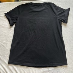Black Graphic Print Crew Neck Short Sleeve Embroidered T-Shirt Unisex Size S