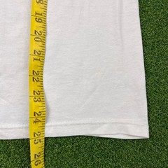 Vintage 90s Fruit of the Loom White Alien Character Cruddy T-Shirt Sz S