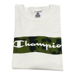 NWT CHAMPION MSRP $34.99 MENS OFF WHITE BIG & TALL SHORT SLEEVE T-SHIRT SIZE 1XL