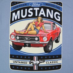 Joe Blow T’s Ford Mustang Untamed Classic T-Shirt 1st Gen American Muscle Car