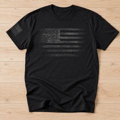 USA Distressed Flag T-Shirt Patriotic American Flag Graphic Tee Men’s S-5XL