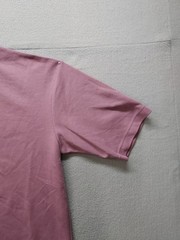 Uniqlo Men T Shirt M Dusty Pink Oversized Short Sleeve Crew Neck Knit Regular