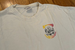 VTG 90s Anna Bananas Original NW Portland Coffee House Alice in Wonderland 2XL