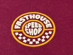 FASTHOUSE – Men’s Short Sleeve XL – EXTRA LARGE – Burgundy – F/H Speed Shop